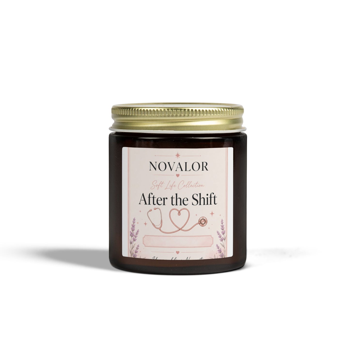After the Shift Candle | Coconut Apricot Wax Jar 4oz 9oz