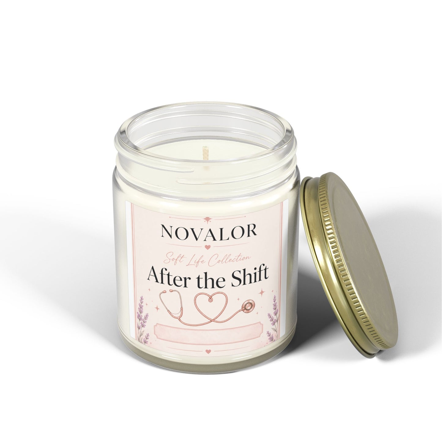 After the Shift Candle | Coconut Apricot Wax Jar 4oz 9oz