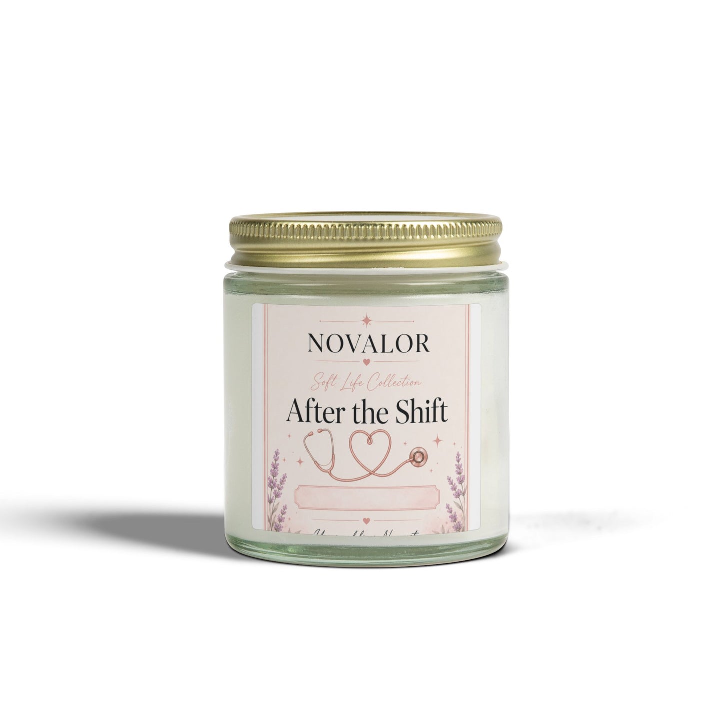 After the Shift Candle | Coconut Apricot Wax Jar 4oz 9oz