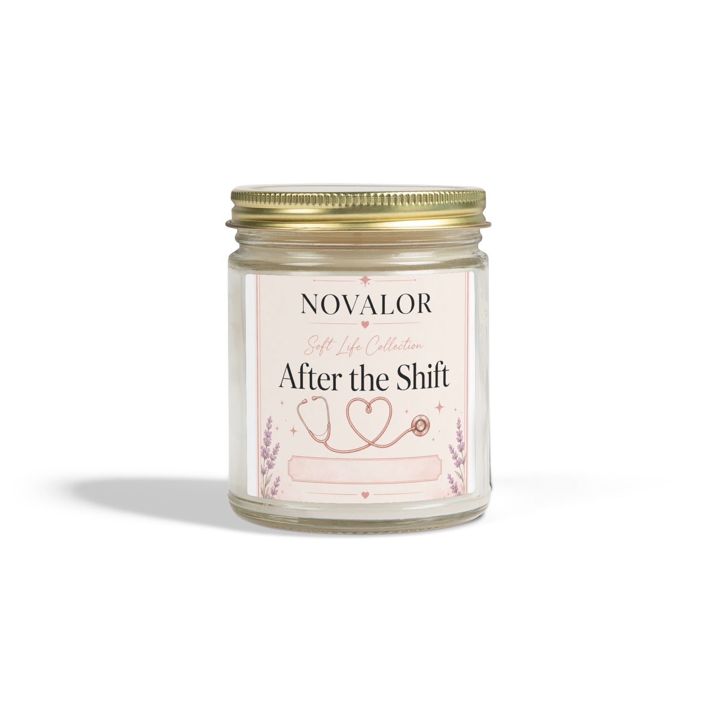 After the Shift Candle | Coconut Apricot Wax Jar 4oz 9oz