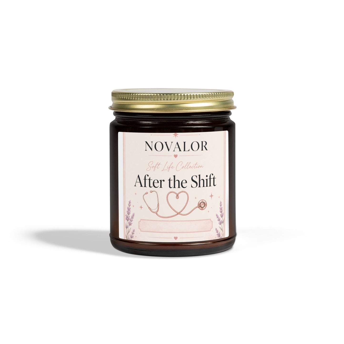 After the Shift Candle | Coconut Apricot Wax Jar 4oz 9oz