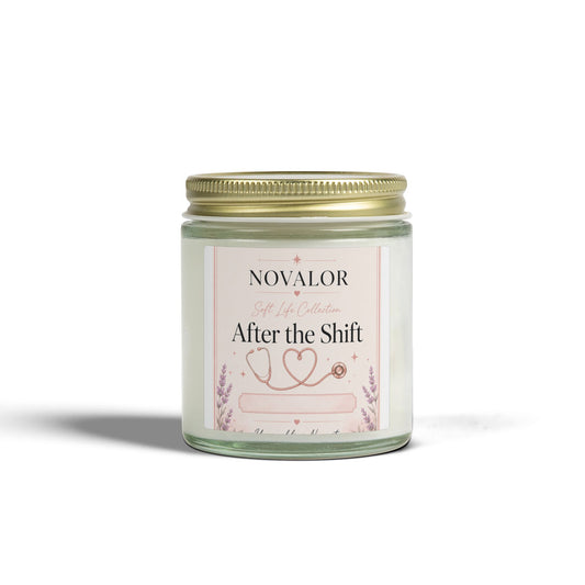After the Shift Candle | Coconut Apricot Wax Jar 4oz 9oz