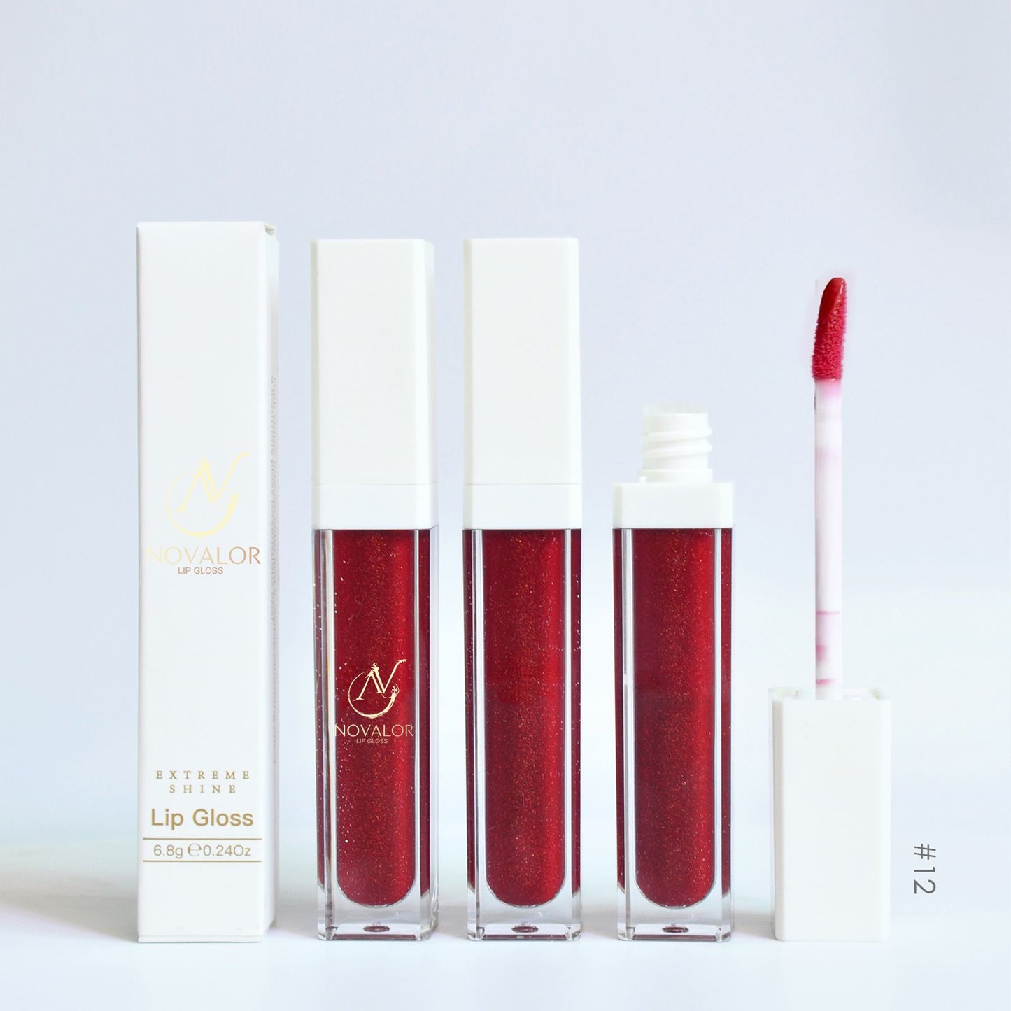 Novalor Lip Gloss Indecent Ruby #12